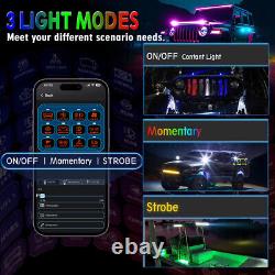 12 GANG RGB Switch Panel Wireless Bluetooth LED LIGHT BAR Circuit Control System