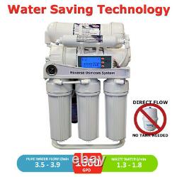 1600 GPD Direct Flow Reverse Osmosis Pumped System LCD controller, Auto Flush
