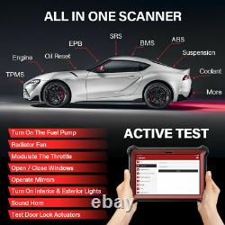 2022 Bi-Directional Car OBD2 Scanner All System Diagnostic Tablet Key ECU Coding