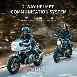 2x 1000m FX8 Air Motorcycle Intercom 2-way Helmet Motorbike Bluetooth Headset