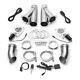 3 Dual Exhaust Downpipe Cutout Valve System + Switch Control Kit