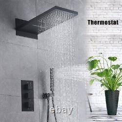 3-Way Concealed Shower Mixer Taps Set Thermostatic System Faucet Bad shower hand