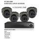 4 Channel 5mp Cctv System Dome Ahd 1920p Night Vision In/outdoor Cameras Hdmi Uk