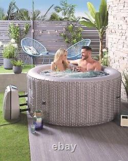 4 Person Round Spa Rattan Effect Any queries please message