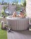 4 Person Round Spa Rattan Effect Any Queries Please Message