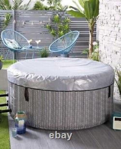 4 Person Round Spa Rattan Effect Any queries please message
