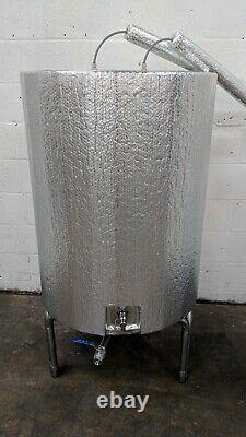 500L stainless steel fermenter with fully automatic temperature control system