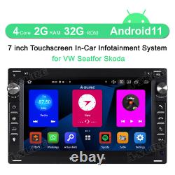 7'' Android 11 Stereo 2+32GB CarPlay GPS For VW Polo BORA T5 PASSAT B5 GOLF MK4