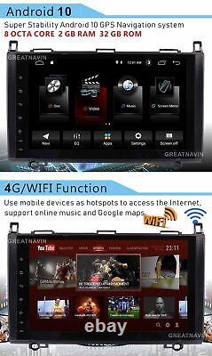 9Android10 Car Stereo Radio For Mercedes Benz Vito 3 GPS sat nav Bluetooth WIFI