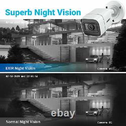 ANNKE 4pcs 8MP 4K Video Colour Night Vision CCTV Camera for Security System Kit