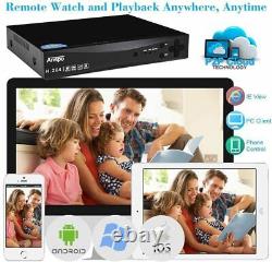 ANSPO Smart CCTV DVR Recorder Box 4/8/16 Channel CH 1080 HD System HDMI UK