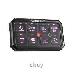 AUXBEAM 8 Gang RGB Switch Panel Off-road LED Control System For Truck Boat ATV