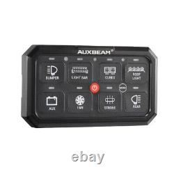 AUXBEAM 8 Gang RGB Switch Panel Off-road LED Control System For Truck Boat ATV