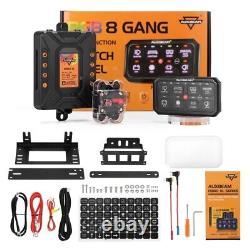 AUXBEAM 8 Gang RGB Switch Panel Off-road LED Control System For Truck Boat ATV