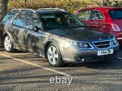 A Lovely Saab 95 9-5 2.3t Hot 260bhp Turbo Edition Auto 5 Dr Estate Carbon Grey