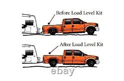 Air Load Level Bolt On Kit White Gauges 2011-2017 Chevy 2500 3500 8 Lug Truck
