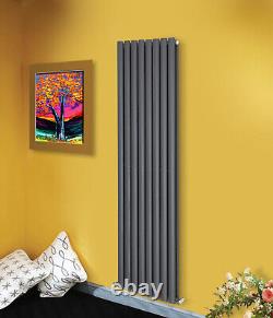 Anthracite Designer Radiator Horizontal Vertical Oval Column Flat Panel Rads