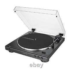 Audio-Technica AT-LP60X Turntable and Edifier R1000T4 Black Active Speakers