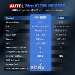 Autel MaxiCOM MK808S PRO OBD2 Car Diagnostic Scanner Tool Code Reader ALL System