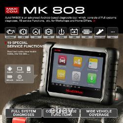 Autel MaxiCOM MK808 OBD2 Diagnostic Scanner Full System IMMO KEY Coding UK