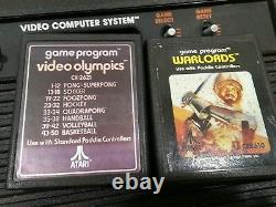 B Vintage Atari 2600 System controllers paddles joysticks Games untested pac-man