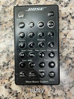Bose Wave Music System FM AM CD Alarm Remote Control Graphite Grey