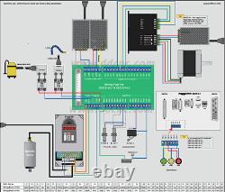 CNC 4 Axis Motion Offline Controller System 24V DDCSV4.1+100 Pulse MPG Handwheel