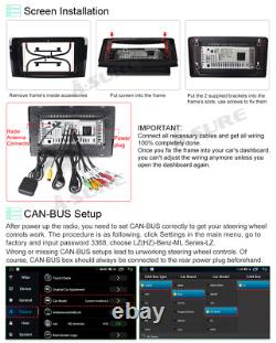 Car Stereo Android 11 Radio GPS Navi CarPlay For Mercedes Benz M/ML Class W164