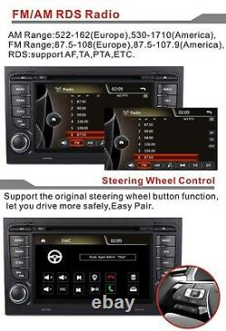 DAB+ For Audi A4 S4 RS4 HeadUnit Car CD SWC Stereo Radio GPS Sat Nav Bluetooth