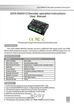 DMX DECODER & CONTROLLER SYSTEM in Cabinet. 4 outputs