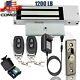 Door Entry Access Control System, Electric Magnetic Lock 1200lb 500kg, 2 Remote