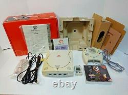 Dreamcast Console System Controller MemoryCard Virtua Fighter 3japan Box Manual