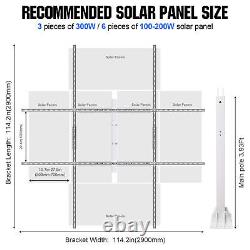 ECO-WORTHY Solar Panel Kit Tracking System Dual Axis with Tracker Controller