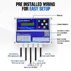 ECO-WORTHY Solar Panel Kit Tracking System Dual Axis with Tracker Controller