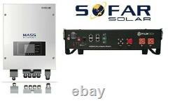 Electric Home Storage System Pylontech Battery Sofar Solar PV ME3000 Controller