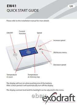 Exodraft EW41 Wireless Control System Panel