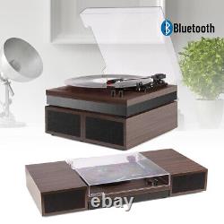Fenton RP165D Record Player and Stereo Amplifier Speaker System with Bluetooth
