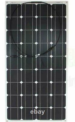 Flexible 150w 100w 120w 50w 30w PV Solar Panel for 12v or 24v Battery System UK