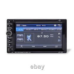 For HD Lens Bluetooth Car Stereo DVD CD Player 6.2 Radio Mirror link-GPS+Camera