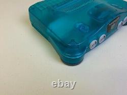 Funtastic Ice Blue US VERSION Nintendo 64 N64 System with OEM Controllers