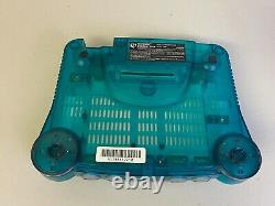 Funtastic Ice Blue US VERSION Nintendo 64 N64 System with OEM Controllers