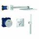 Grohe Grohtherm Smartcontrol Up-duschsystem, Thermostat, Kopfbrause, Handbrause