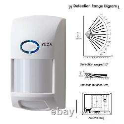 Home Security Alarm System Wireless WIFI GSM Tuya Smart Life APP Motion Sensor