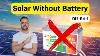 How To Use Solar Panels Directly Without Battery Off Grid