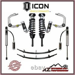 ICON Stage 4 Suspension System Billet UCA 0-2.75 Lift For 05-21 Toyota Tacoma