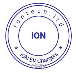 ION Tech 7kW 32A EV Charger 5 Meter Tethered Type 2 Level 2, 5x Cards+ Wi-Fi APP