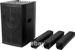 Ibiza CSX10 Compact aktiv 10 Säulensystem PA Anlage Bluetooth DJ Band 400W NEU