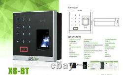 Kit Door Access Control System Biometric Fingerprint zkteco, 600lb ZK x8 Entry