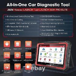 LAUNCH X431 PRO ELITE V+ PRO5 Car OBD2 Scanner Diagnostic Tools ECU KEY Coding