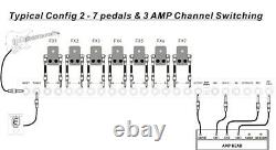 MOEN GEC8 JR Guitar Pedal FX Switcher 8 Loop Foot Controller Routing System